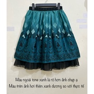 SUPER PRODUCT Japanese 2hand skirt Axes Femme Disney Alice green freesize