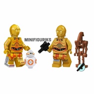 C-3PO Minifigure Block Toy | C3PO BB-8 BB8 | B-1 Battle Droid | Star Wars Episode 3 4 5 6 Figures | 