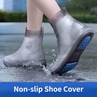 Waterproof Shoe Cover outdoor Rain Shoes Pocket Rubber Boots Shoe Cover High Top Rain Boots Cover Non-slip Shoes Protector Outdoor Reusable Thickened Footwear Children