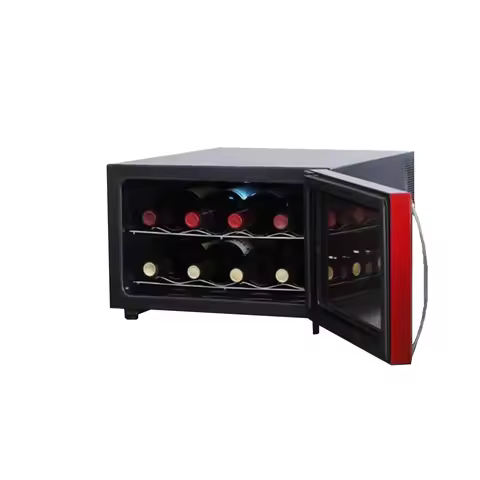 Hot Sale Custom logo 4 Bottles Glass Door Wine Cooler Refrigerator Cabinet Dispenser