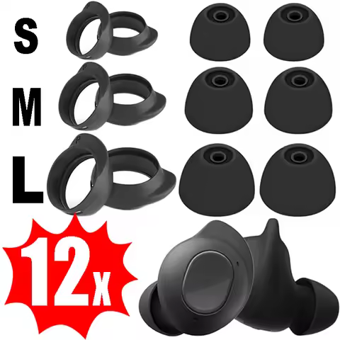 For Samsung Galaxy Buds FE Ear Tips Soft Silicone Ear Wing for Galaxy Buds FE 2 Po Wingtips Anti-Sli