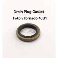 Foton Genuine Parts Engine Drain Plug Gasket: Tornado 2E E4 4JB1 (See Photos for Measurements)