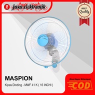 Maspion Wall Fan 41K Kipas Angin Dinding 16 Inch MWF 41 K / MWF41 K / MWF 41K (GARANSI RESMI)