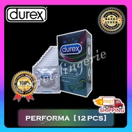 Durex Condom Performa 12PCS Kondom Durex Tahan Lama Real Feel Long Lasting Climax Sek Lelaki Kondom 
