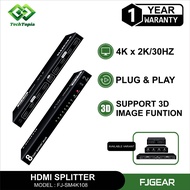FJGEAR HDMI Splitter 2/4/8 Port – Support 4K 2K, Full HD HDMI Signal Splitter