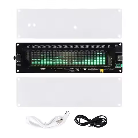 175*28*50mm AK2515 Audio Spectrum Analyzer Board Accurate Music Spectrum Analyzer And Clock Display