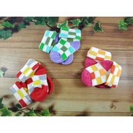Checkered baby socks - newborn baby socks Soft children's socks - Socks