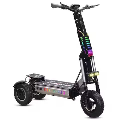 MT30 China Stock 6000W Dual Motor 60V 65Ah Battery Scooter 13-inch Tires Foldable 3-wheel Electric S