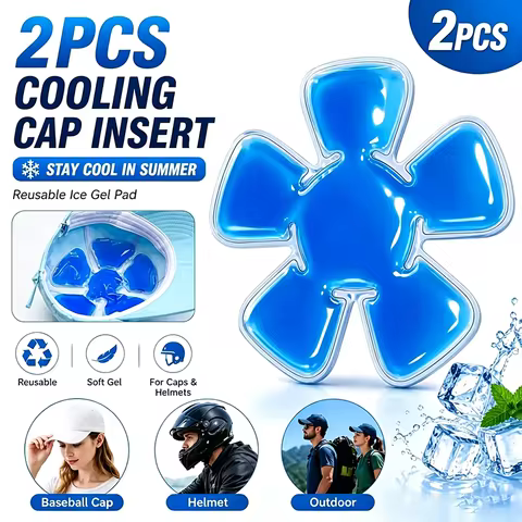 Head Ice Pack Hat Cold Pack for Headache Soothing Fever Migraine Gel Ice Pad for Head Riding Helmet