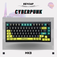 [READY STOCK] Cyberpunk PBT Dye Sublimation Cherry Profile Keycap Set for Mechanical Keyboard