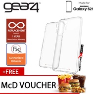 Gear4 Crystal Palace Snap for Samsung Galaxy S21 - D3O Material Technology - Clear (Barcode : 840056