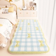 Cute Girl Carpet, Bedside Carpet, Thick Faux Cashmere, Home Faux Cashmere Bedroom Carpet, Window Sid