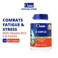 B-Complex (60s)- Ocean Health (Combats Fatigue & Stress| With Vit B12 Vit C & CoQ10| Vegetarian)