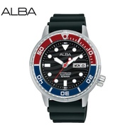 Alba Watch 💯(Ori) AL4349X Men Automatic Silicone Strap / Men Watch / Jam Alba / Jam Tangan Lelaki / 