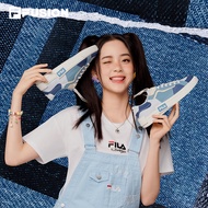[Ouyang Nana Same Style] FILA FUSION FILA Women's Shoes Canvas Shoes 2022 Summer Casual Sports Shoes