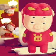 Stress Relief GG Bond Toy Elastic Pig Squeeze Decompression Toy Cute Girly Red Toy Decompression Toy