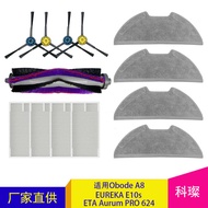 Suitable for Obode A8/EUREKA E10s/ETA Aurum PRO 624 Sweeper Accessories Roller Brush Filter Mesh