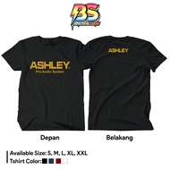 ASHLEY GOLD T-shirt Asley Pro Audio Operator Sound System Shirt