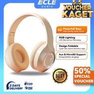 Modern.. ECLE Y10 Wireless Headphone Bluetooth 5.3 Foldable Headset Bl