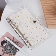 A6 Daisy Transparent Binder 6 A6R6 Loose Leaf Daisy 6 Holes Clear PVC Binder
