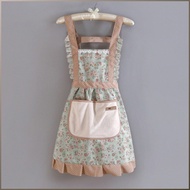 Women's Kitchen Home Apron Cotton Canvas Strap Apron Cotton Princess Kitchen Home Apron
