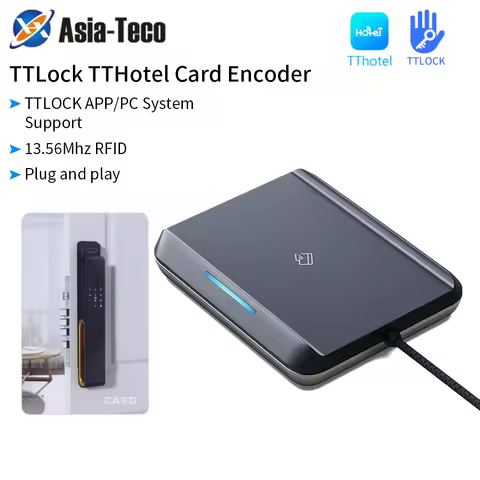 E5SN TTLOCK APP Hotel Room Smart Card Key Distributor RFID 13.56MHz M1 Card Reader Transmitter Suita