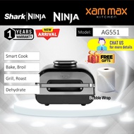 Ninja Foodi AG551 Smart XL Indoor Grill & Air Fryer with Digital Probe, Roast, Bake, Broil Dehydrate
