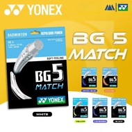 Yonex BG5 Badminton String (0.66mm, 10m) – High Repulsion , Sharp Hitting Sound , Soft Feel