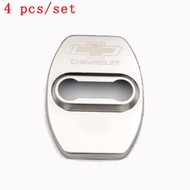 【COD 】【Bán Chạy 】4 Cái Chevrolet Xe Thép Không Gỉ Khóa Cửa Bảo Vệ Bìa Antirust Phụ Tùng Ô Tô Thích H