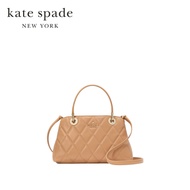 Kate Spade New York กระเป๋าสะพายข้างรุ่น Carey Small Quilted Sullivan Satchel KI849 200 สี Tiramisu 