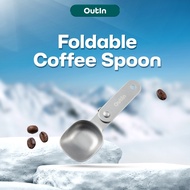OUTIN Foldable Coffee Spoon – 304 Stainless Steel, 3g Measuring Scoop