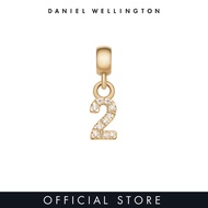 Daniel Wellington Charm number with crystals Gold