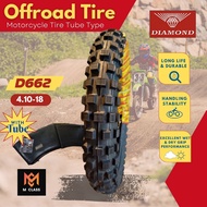 R18 D662 DIAMOND OFFROAD MOTORCYCLE TIRE FOR CRF150; KLX140; KLX150L; KMX125; XTZ125; WR155; DT125 -