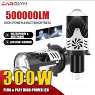 Mini LED H4 car headlight white light 6000K compact H4 headlight