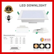 YET PLUS SIRIM / FEEL - LITE RECESSED LED DOWNLIGHT / 12W / 18W / WARM WHITE / COOL WHITE / DAY LIGHT - SQUARE Y556 561