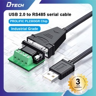 DTECH USB to RS485 serial cable USB 2.0 to RS485 serial cable adopting the PL2303GR chip without nee