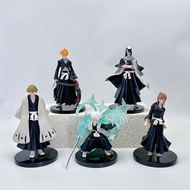 [Popular New Style] 5 Bleach Figures Kurosaki Ichigo Yamamoto Sword Yadong Shiro Deadwood Lucia Mode