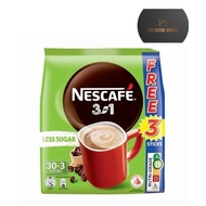 Nescafe 3 in 1 Instant Coffee - Original (Less Sugar) 33x14g