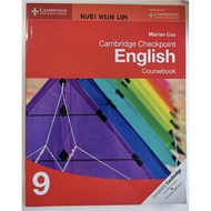 English Original “Cambridge Checkpoint English Coursebook Workbook Level 9” Cambridge English Intern