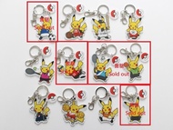 [限量版(絕版)] 購自日本Pokemon Center - 東京奧運主題比卡超鎖匙扣 共12款 包括乒乓，足球，籃球，羽毛球等 (多買多優惠)