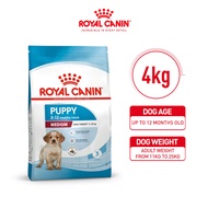 Royal Canin Medium Puppy (4kg) Dry Dog Food Makanan Anak Anjing - Size Health Nutrition