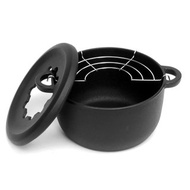 岩鑄 南部鐵器 鐵鍋 起司鍋兼用迷你天婦羅鍋 IH對應 日本製