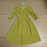 Visa Label Dress Size M Second Hand 2 Buttons Can Be Worn By Someone. See The Last Picture