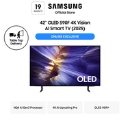 Samsung 42” OLED S90F 4K Vision AI Smart TV (2025) [Online Exclusive]