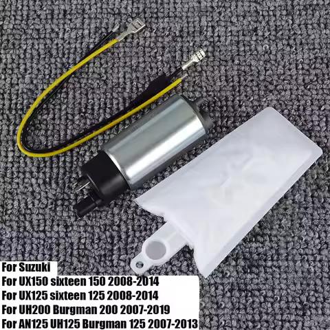 Fuel Pump For Suzuki Burgman 125 200 UH AN125 UH125 UH200 / Sixteen 125 150 UX UX125 UX150 / 15100-0