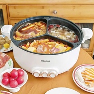 Genuine Modong 3-compartment hot pot with 8 liter capacity -Bambobi