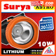 Senter Kepala Selam 10 Watt SURYA ASTRO SYH K105R K106R Submarine Headlamp