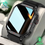 2024สมาร์ทวอท์ชนาฬิกาผู้ชายสำหรับแอนดรอยด์ iOS ความดันโลหิตกันน้ำโทรบลูทูธ smartwatch GPS trajectory