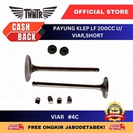 TWMTR 4C - LF 200CC U/ Valve Umbrella Viar, Short/Klep Umbrella In/EX 150CC Universal For Viar - 3-W