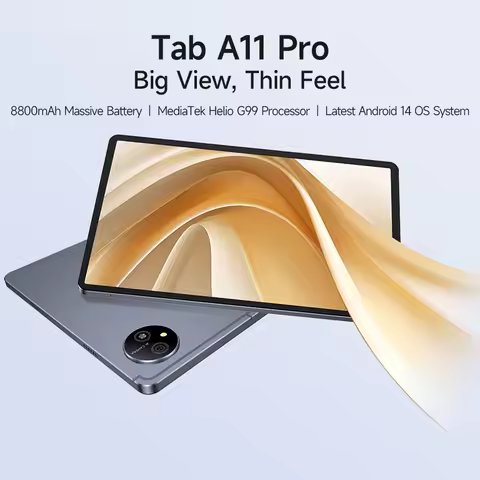 Ulefone Tab A11 Pro Tablet PC 8GB RAM 128GB/ 256GB ROM 11ββ Slim 7.6mm 90Hz 8800mAh Android 14 MTK H